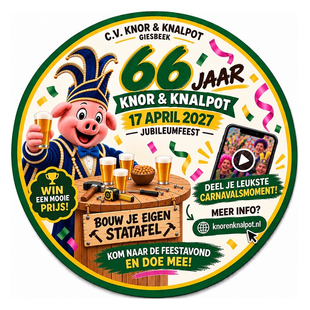 Bierviltje: bouw je eigen statafel en deel je leukste carnavalsmoment